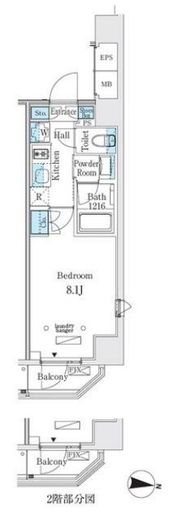 アーバンコア本郷　405号室　間取り