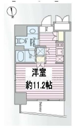 サンイング飯田橋　402号室　間取り