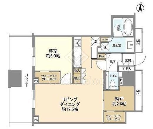 アトラスブランズタワー三河島　2108号室　間取り