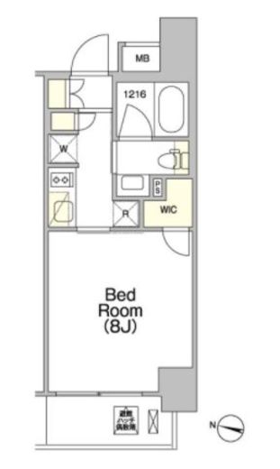 ジオエント赤羽　301号室　間取り