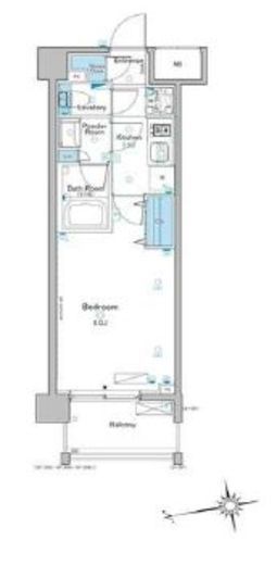 ルフォンプログレ赤羽　304号室　間取り