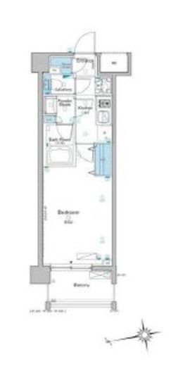 ルフォンプログレ赤羽　402号室　間取り