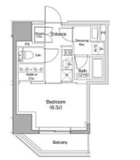 ザ・パークハビオ赤羽　402号室　間取り
