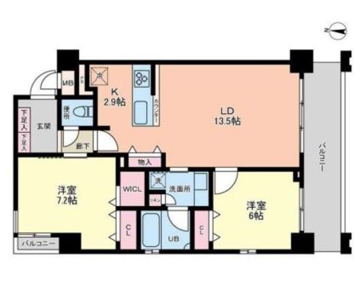 プライマル板橋本町　404号室　間取り