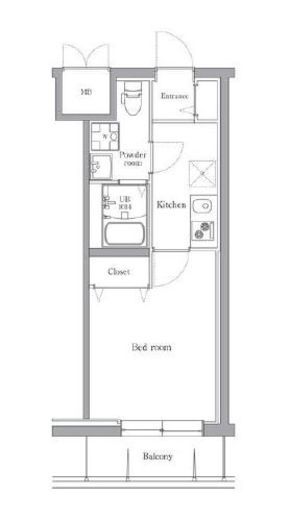エルプレイス文京大塚　107号室　間取り