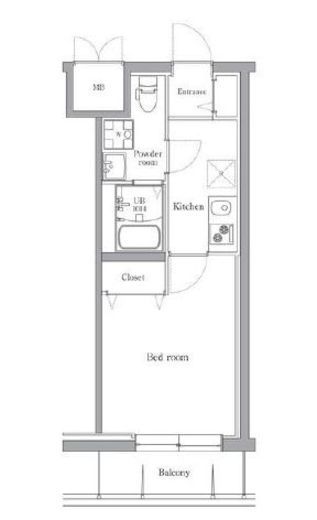 エルプレイス文京大塚　313号室　間取り