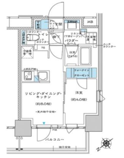 ウィルテラス板橋　903号室　間取り