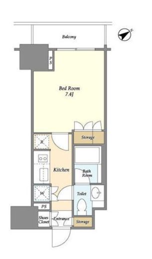 ラティエラ板橋　904号室　間取り