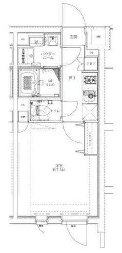 GENOVIA新大塚 (ジェノヴィア新大塚)　101号室　間取り