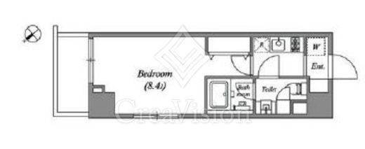 グランパセオ新大塚　203号室　間取り