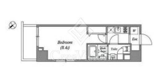 グランパセオ新大塚　503号室　間取り