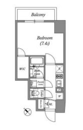 グランパセオ巣鴨2　201号室　間取り
