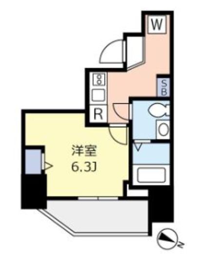 ドゥーエ千駄木　702号室　間取り