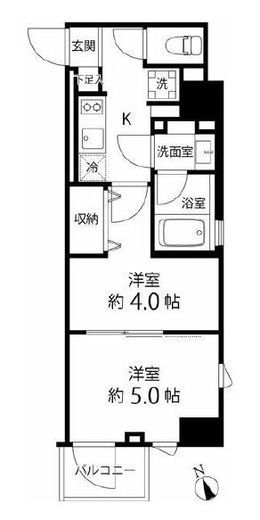 DelCCS IKEBUKURO　603号室　間取り