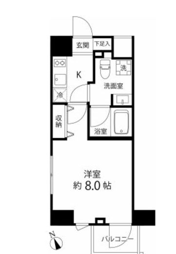 DeLCCS IKEBUKURO　801号室　間取り