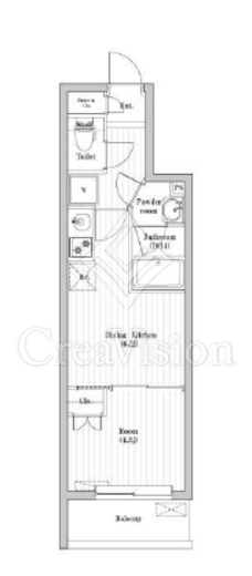 ハーモニーレジデンス山手巣鴨ザ・ガーデン　101号室　間取り