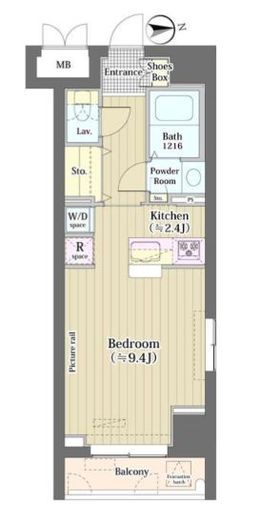 トーク西池袋ウェルフォート　201号室　間取り