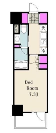 ルフォンリブレ赤羽　204号室　間取り