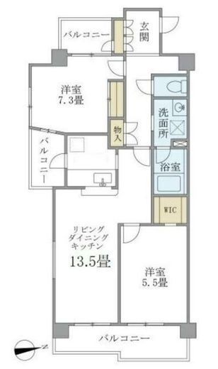 グリーンヒルズ目白　601号室　間取り