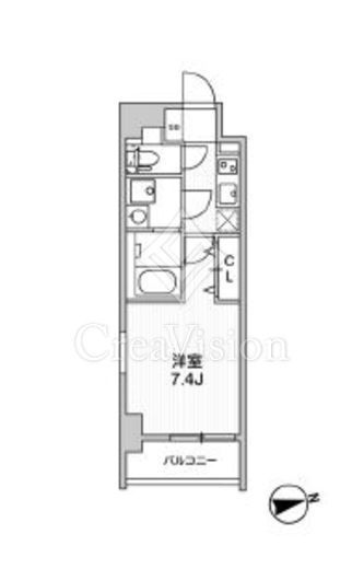 BLAU南池袋　1005号室　間取り