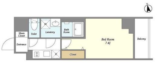 BLAU南池袋　1202号室　間取り