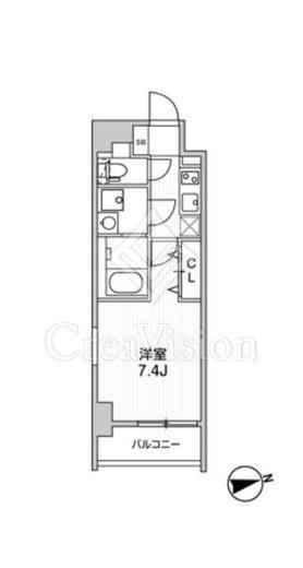 BLAU南池袋　705号室　間取り