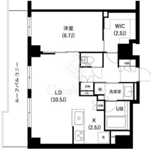 ザ・レジデンス三ノ輪2　705号室　間取り