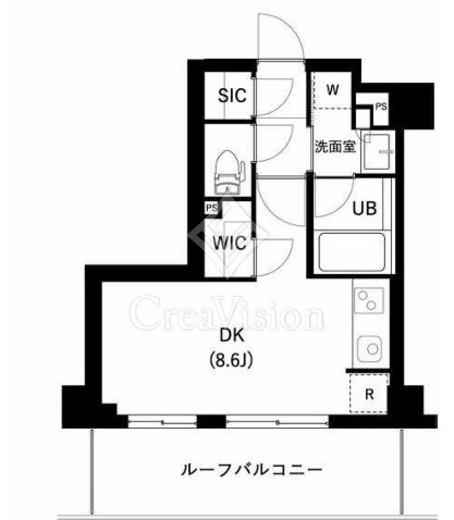 ザ・レジデンス三ノ輪2　702号室　間取り