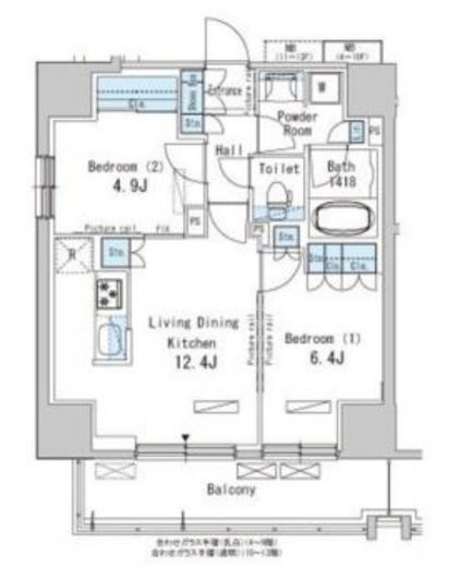 パークアクシス西巣鴨　904号室　間取り