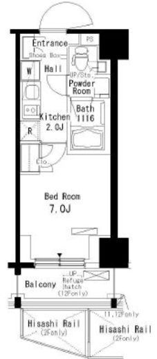 パークアクシス板橋本町弐番館　302号室　間取り
