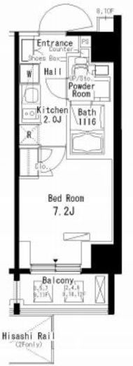 パークアクシス板橋本町弐番館　904号室　間取り