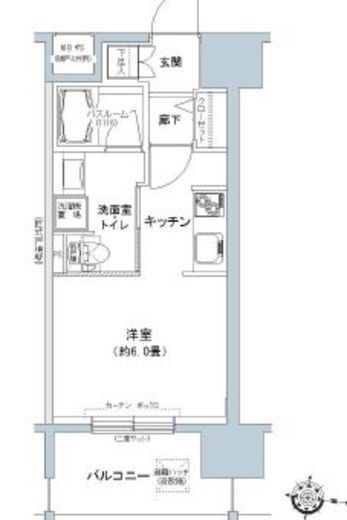パークキューブ板橋本町　409号室　間取り