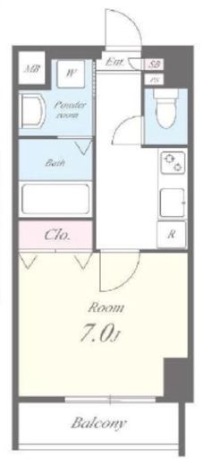 ミラージュエヴァン　403号室　間取り