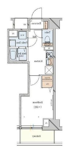 ガリシア駒込イースト　403号室　間取り