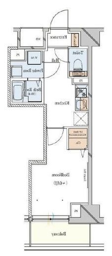 ガリシア駒込イースト　803号室　間取り