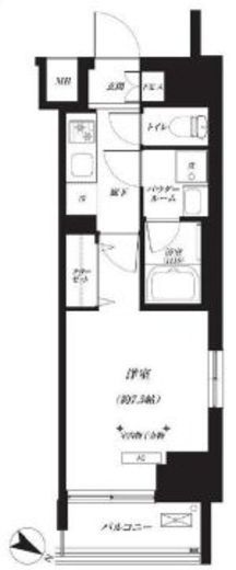 プライマル巣鴨　403号室　間取り