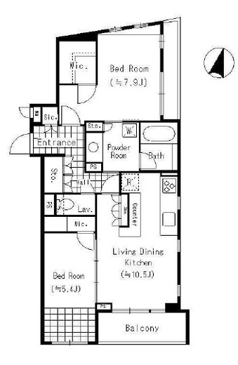 エル・セレーノ南麻布　301号室　間取り