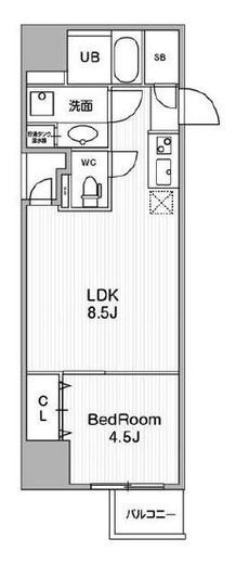 アーバンフラッツ池袋プレミアム　2106号室　間取り