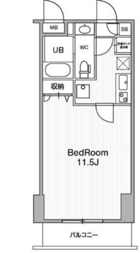 アーバンフラッツ池袋プレミアム　404号室　間取り