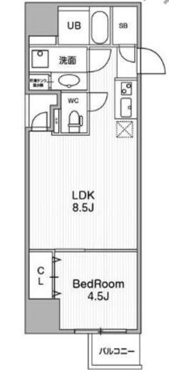 アーバンフラッツ池袋プレミアム　406号室　間取り
