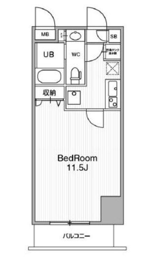 アーバンフラッツ池袋プレミアム　505号室　間取り