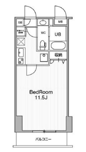 アーバンフラッツ池袋プレミアム　903号室　間取り