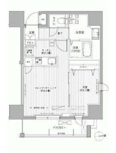 レジェンダリーガーデン赤羽イーストビュー　501号室　間取り