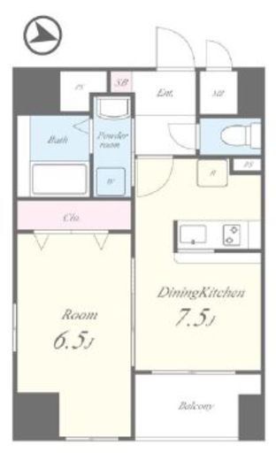 ペイサージュ文京　201号室　間取り