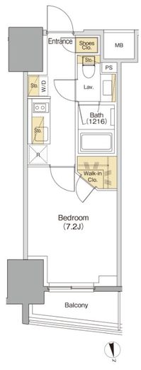 ザ・パークハビオ本郷菊坂　902号室　間取り