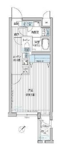 グランジュテ巣鴨　202号室　間取り