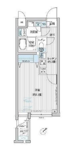 グランジュテ巣鴨　403号室　間取り