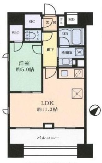 クレヴィア新大塚　303号室　間取り