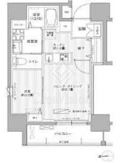 レジェンダリーガーデン赤羽ウェストビュー　1001号室　間取り