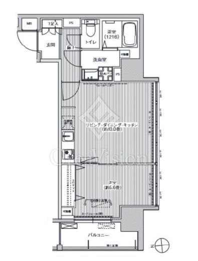 レジェンダリーガーデン赤羽ウェストビュー　304号室　間取り